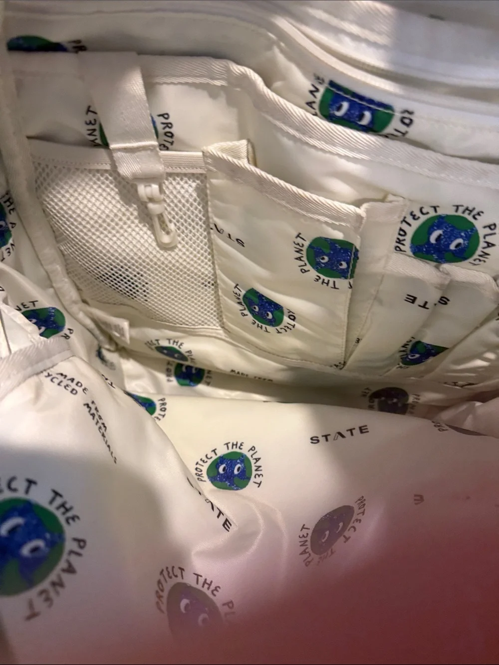 STATE Kids Green Sports-Print Backpack with Multicolor Balls